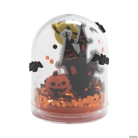 Halloween Glitter Snow Globe Craft Kit - Makes 12