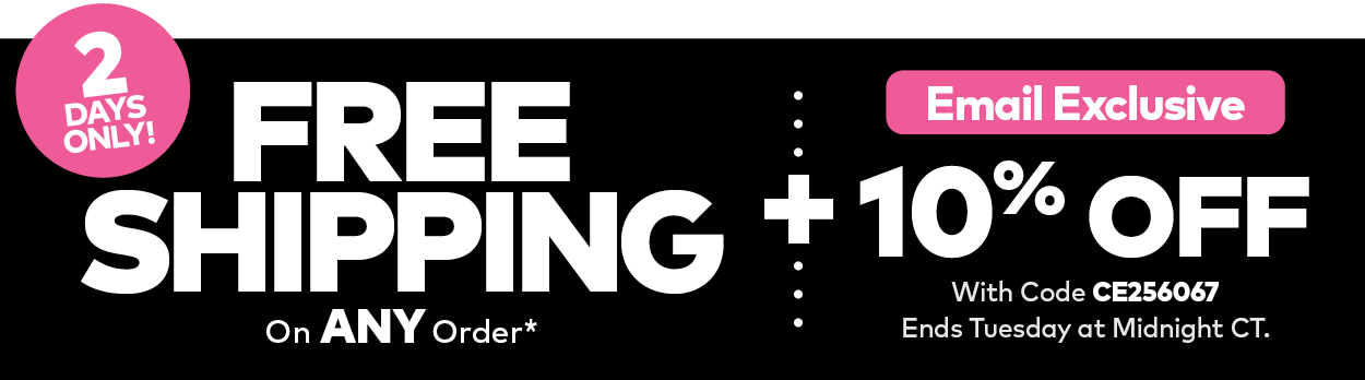 Free Shipping on $25+