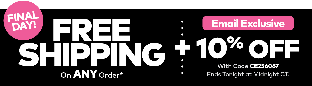 Free Shipping on $25+