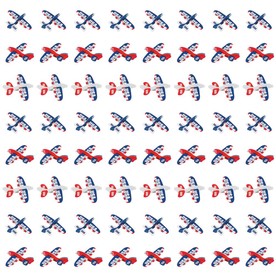 6 1/2" x 5 1/2" Bulk 48 Pc. USA Foam Gliders with Weighted Nose