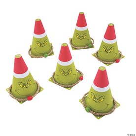 Dr. Seuss™ The Grinch Christmas Plastic Cone Toss Game