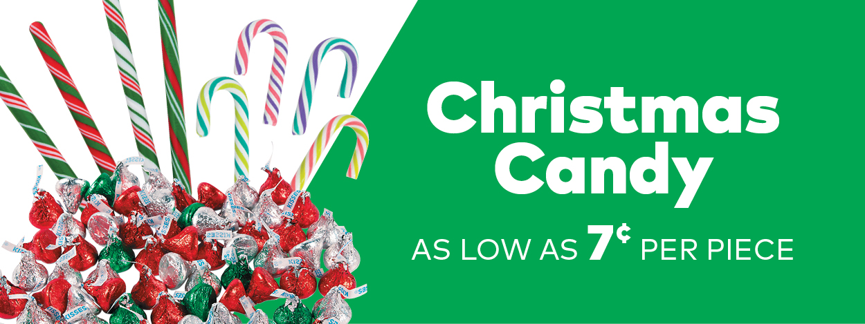 Christmas Candy as Low as 7 Cents per Piece