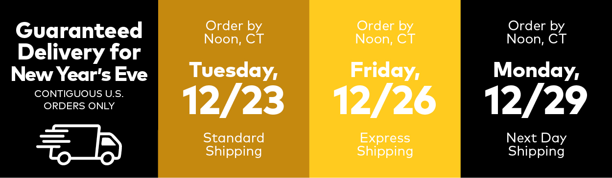 Guaranteed Delivery for New Years