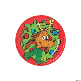 7" Dr. Seuss™ The Grinch Max Multicolor Paper Dessert Plates - 8 Ct.