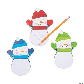 Snowman Notepads - 24 Pc.