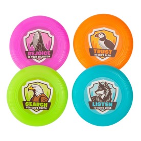 3 1/2" Bulk 72 Pc. Mini Great North VBS Plastic Flying Discs