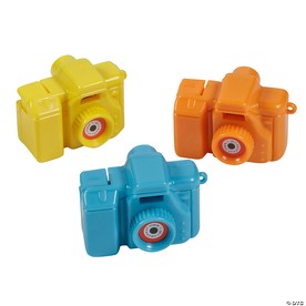 1 1/4" Mini Zoom In Religious Inspirational Critter Cameras - 24 Pc.