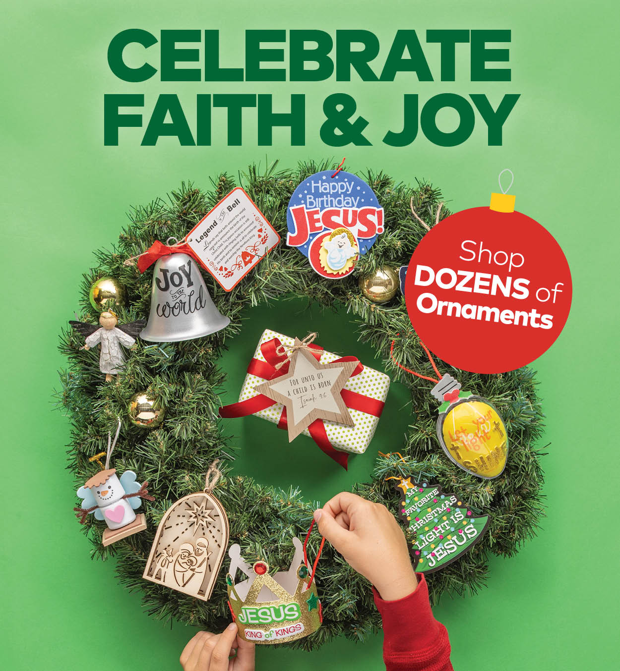 Celebrate Faith & Joy with Ornaments