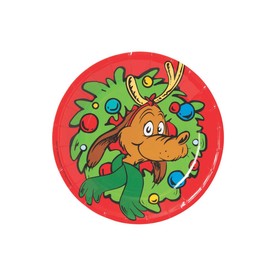 7" Dr. Seuss™ The Grinch Max Multicolor Paper Dessert Plates - 8 Ct.