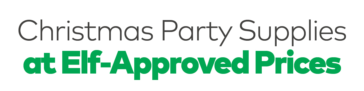 Christmas Party Supplies at Elf-Approved Prices