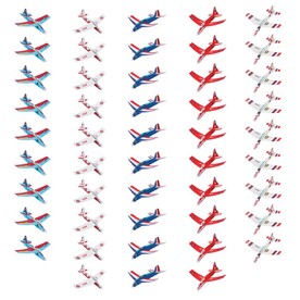 6 3/4" x 7" Bulk 48 Pc. Airplanes from Around the World Foam Gliders