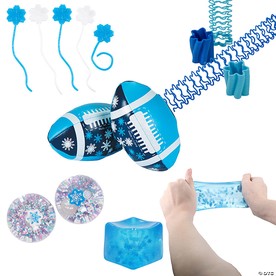 Bulk 120 Pc. Winter Snowflake Toy Assortment