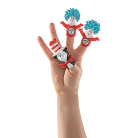 1 1/2" - 3" Mini Dr. Seuss™ The Cat in the Hat™ Finger Puppets - 24 Pc.