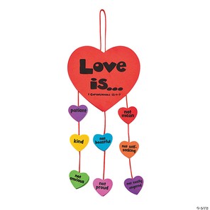Inspirational Love Is Mobile Craft Kit - Makes 12