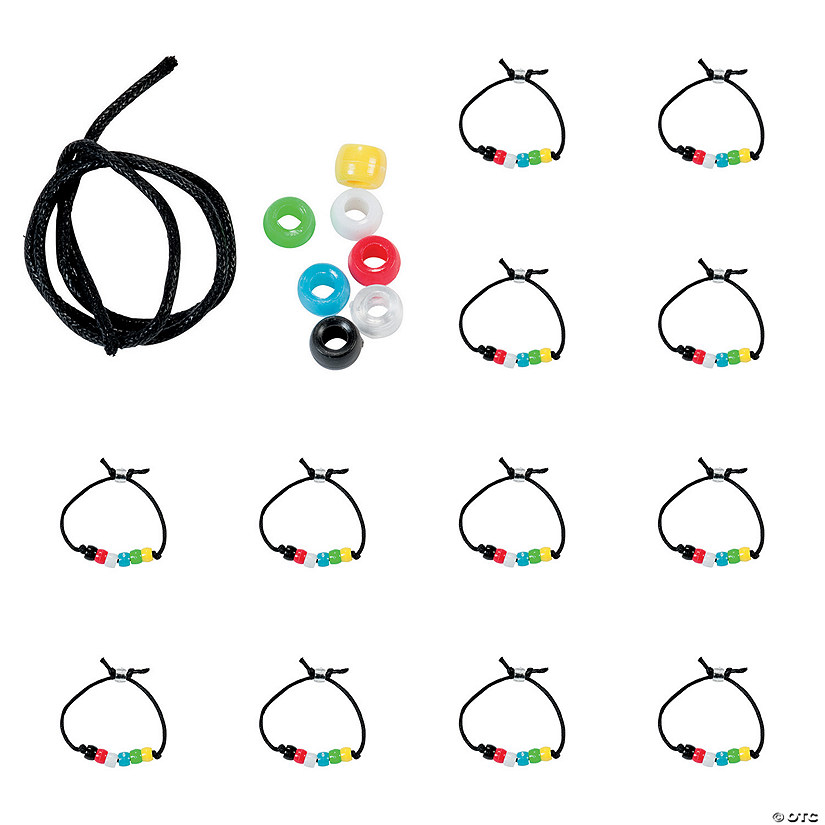 10" Colors of Faith Beaded Salvation Bracelet Craft Kit - Makes 12