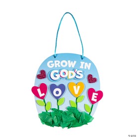 Grow in God’s Love Sign Craft Kit - Makes 12