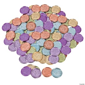 1 1/2" Bulk 144 Pc. Multicolored Motivational Kindness Plastic Coins