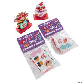 Religious Cow & Chicken Craft Kit Valentine Exchanges for 12
