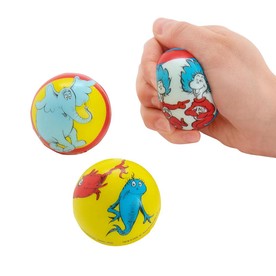 Colorful Dr. Seuss™ Stress Ball Toys - 12 Pc. for Fun & Play