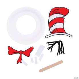 Dr. Seuss™ Paper Plate Photo Prop Craft Kit - Makes 12