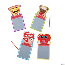 3 3/4" x 7 1/4" Mini Valentine's Day Magic Screens with Pens - 12 Pc.