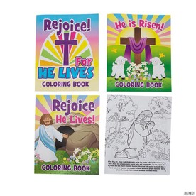 “He Lives!” Easter Story Coloring Books - 12 Pc.