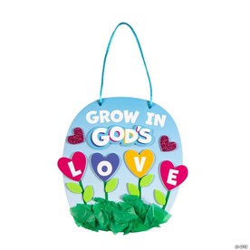 Grow in God’s Love Sign Craft Kit - Makes 12