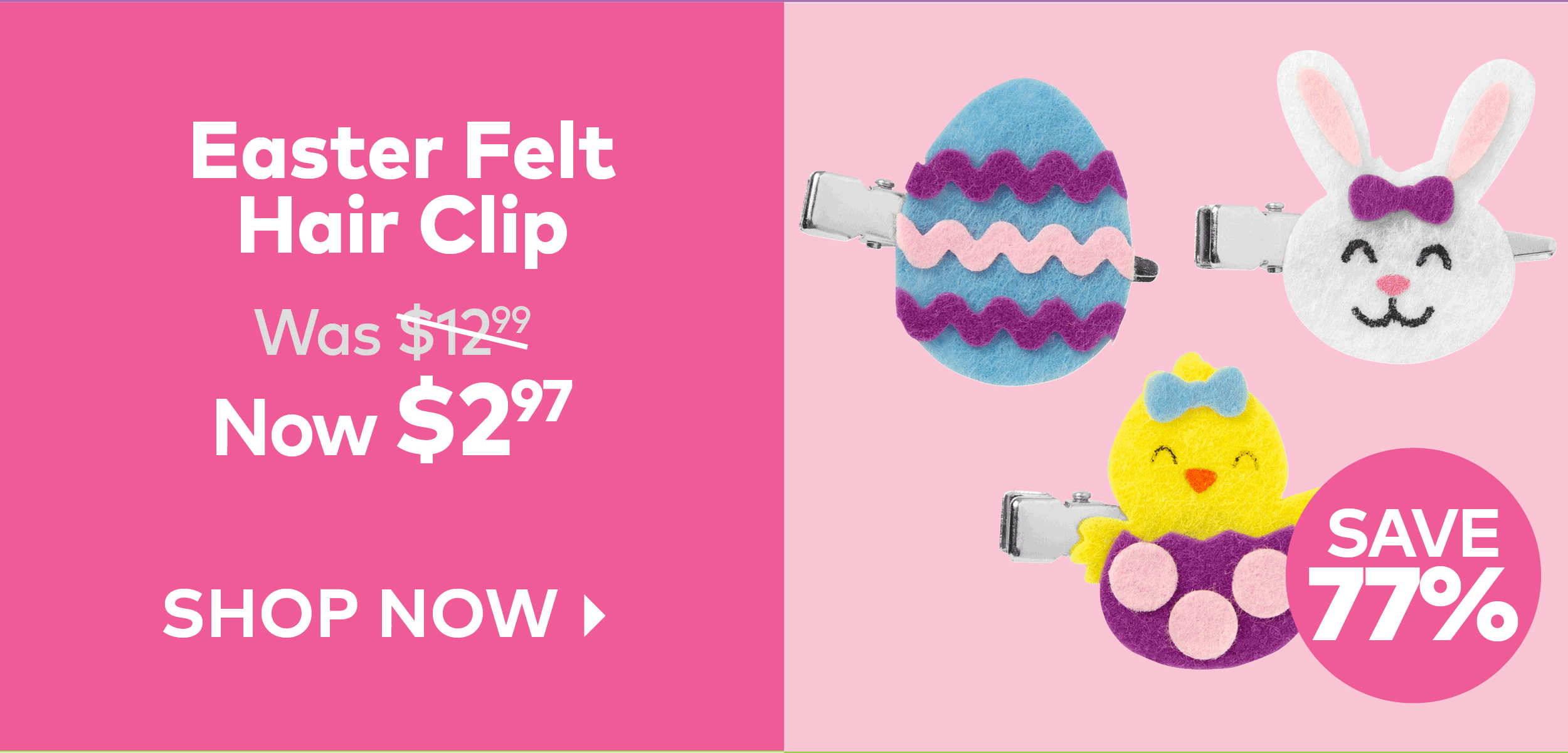 Easter Felt Hair Clip
