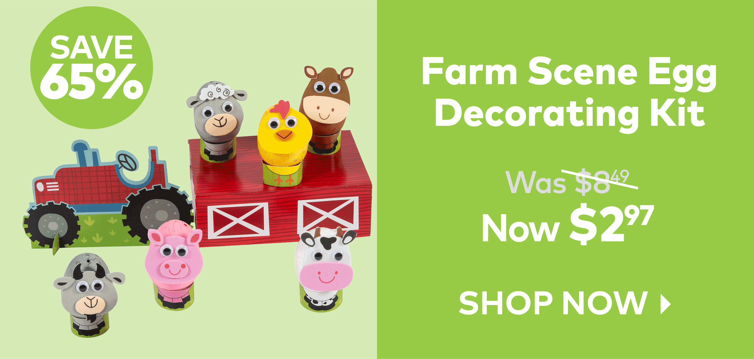 Farm Scene Egg Decor Kit