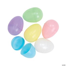 2 1/4" Bulk 144 Pc. Pastel Plastic Easter Eggs