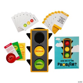 8 3/4" x 15" Social Emotional Learning Problem Solving Stop Light Activity – 23 Pc.