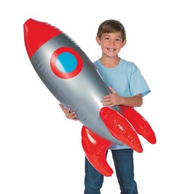 18 1/2" x 41" Inflatable Large God’s Galaxy VBS Vinyl Rocket