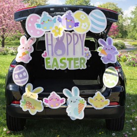 Easter Whimsy Trunk Hop Cardstock Decorating Kit – 10 Pc.