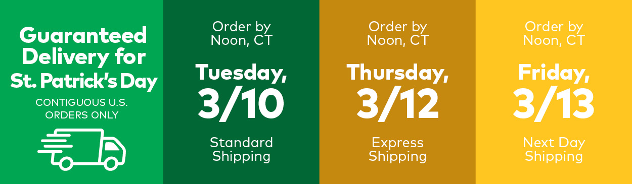 Order for St Pats Delivery