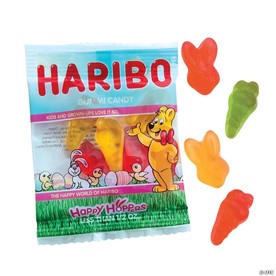 Haribo® Happy Hoppers Fruit-Flavored Gummy Fun Packs - 24 Pc.