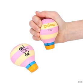 2 1/2" x 3" Dr. Seuss™ Oh, The Places You'll Go Hot Air Balloon Stress Toys - 12 Pc.