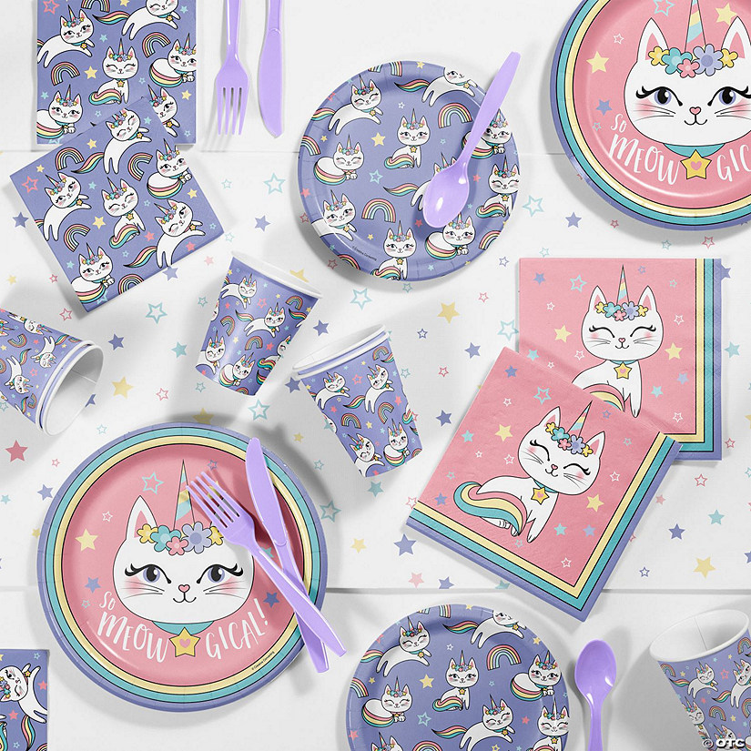 Caticorn Party Supplies Kit