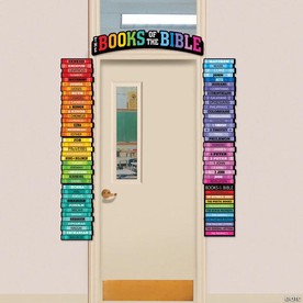 36" x 59" Bible Timeline Classroom Cardstock Door Border - 8 Pc.