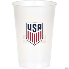 USMNT World Cup 2026 U.S. Men's Soccer Multicolored Plastic Cups, 20 oz., 32 ct.