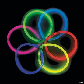 8" Bulk 50 Pc. Glow Bracelet Assortment