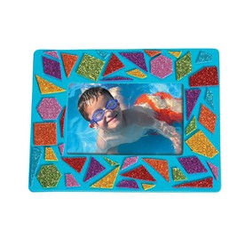 6 1/2" x 5" Mosaic Picture Frame Magnet Craft Kit - Makes 24