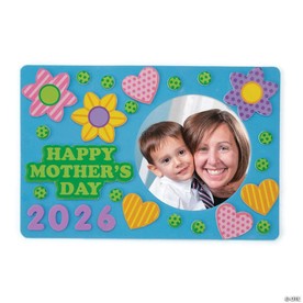 Happy Mother’s Day Picture Frame Magnet Craft Kit - Makes 12