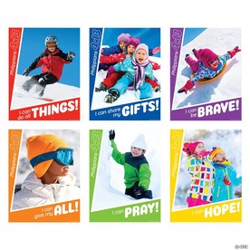 16" x 20 3/4" Snowbound Slope VBS Poster Set - 6 Pc.