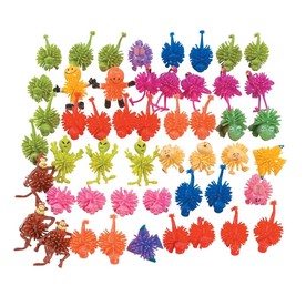 1 1/2" - 2" Bulk 48 Pc. Mini Porcupine Characters Assortment