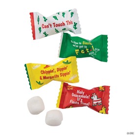 14 oz. Buttermints in Bright Color Fiesta Wrappers - 108 Pc.