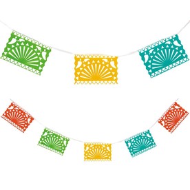 100 ft. x 10" Bright Sunrise & Peppers Fiesta Cutout Garland
