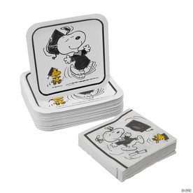 100 Pc. Peanuts® Snoopy & Woodstock Grad Party Disposable Tableware Set for 50 Guests