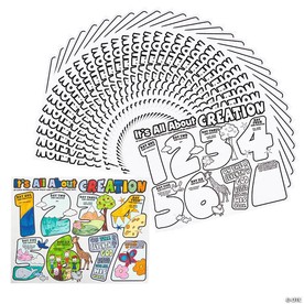 Color Your Own It’s All About Creation Posters - 30 Pc.