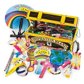 12" x 7" Bulk 100 Pc. Religious Toys Treasure Chest Assortment