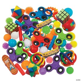 Bulk 48 Pc. Everyday Fun Multicolor Fidget Toy Handout Assortment
